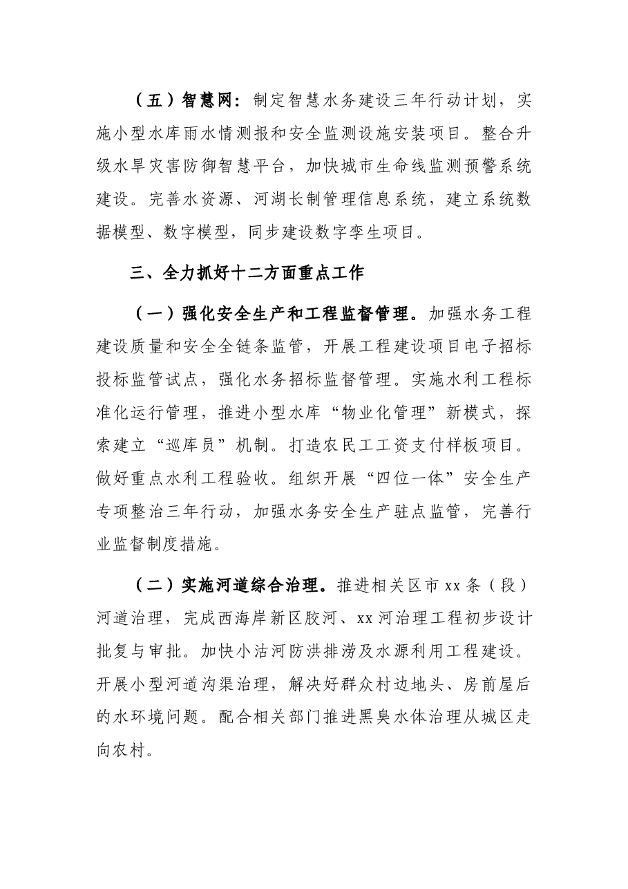 市水务管理局2022年工作要点.docx,第4页预览