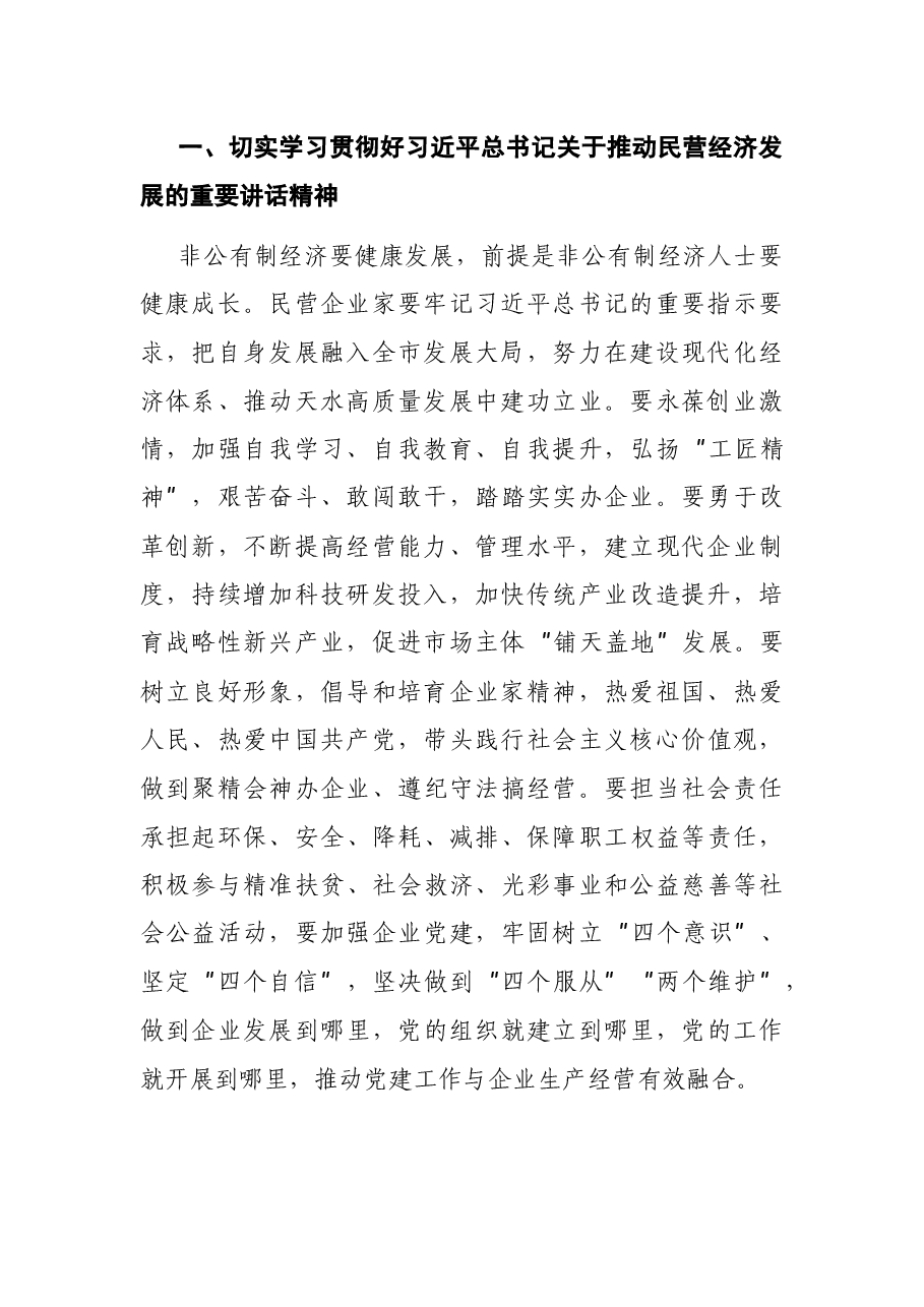 X区长在民营企业座谈会上的讲话.docx,第2页预览