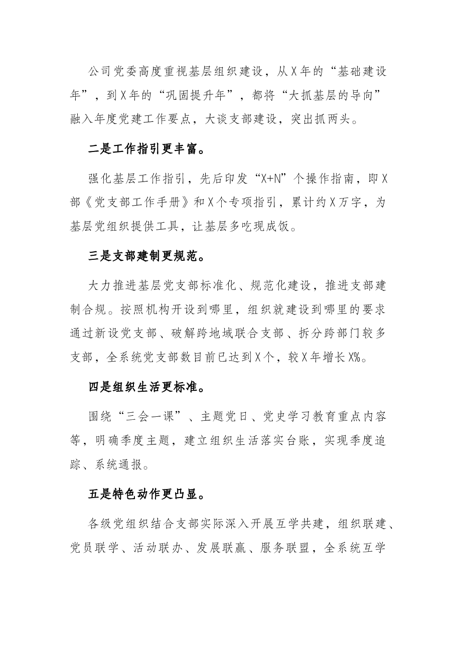 副总裁在公司系统党支部书记论坛上的讲话(集团公司--保险).docx,第2页预览