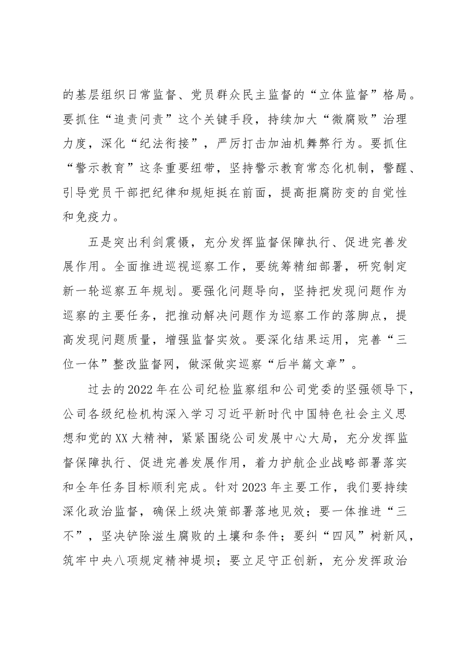 党委书记在2023年党风廉政建设和反腐败工作会议上的讲话.docx,第3页预览
