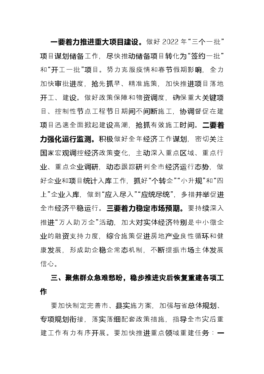 市长在重大项目建设电视电话调度会上的讲话.docx，第3页预览
