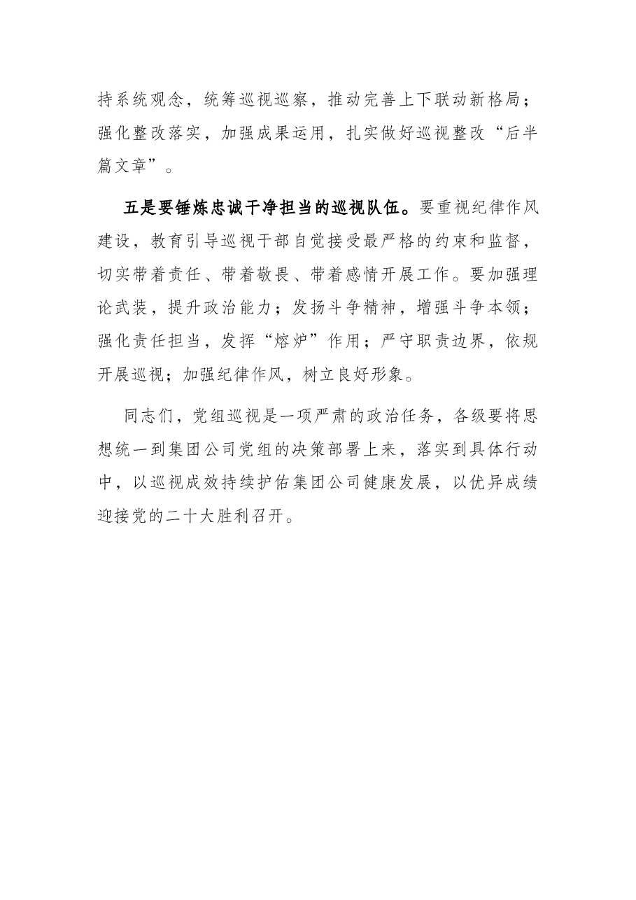 集团公司党组书记在巡视工作暨专项巡视总部动员部署会上的讲话.docx,第3页预览