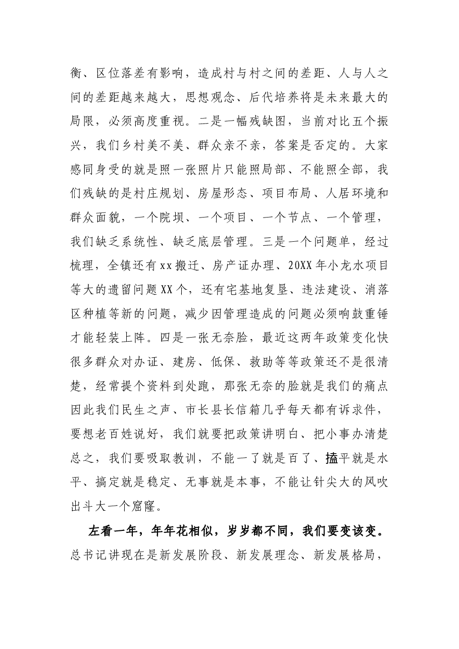 党委书记在全镇两级干部大会上的讲话.docx,第3页预览