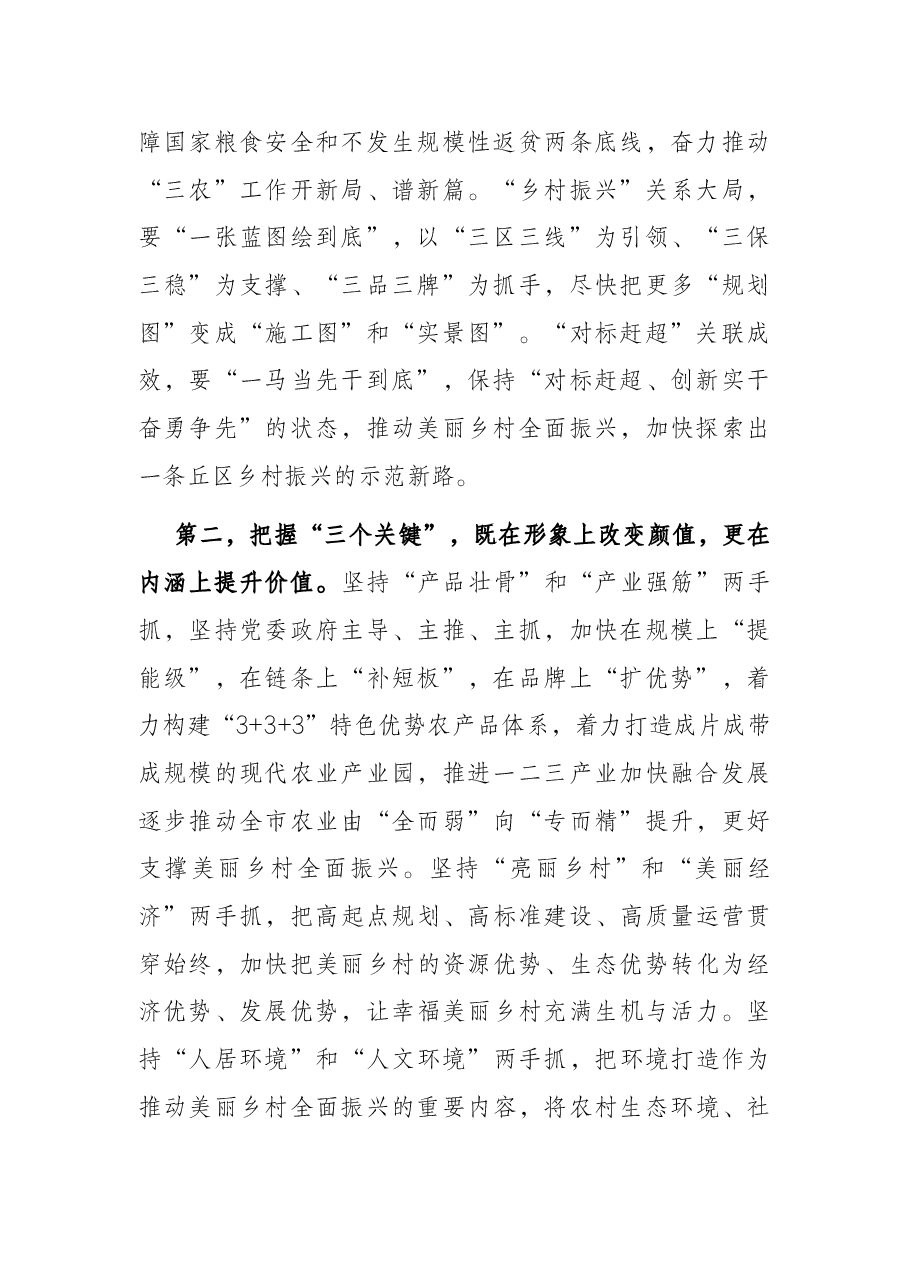 美丽乡村全面振兴工作推进会议总结讲话提纲.docx,第2页预览