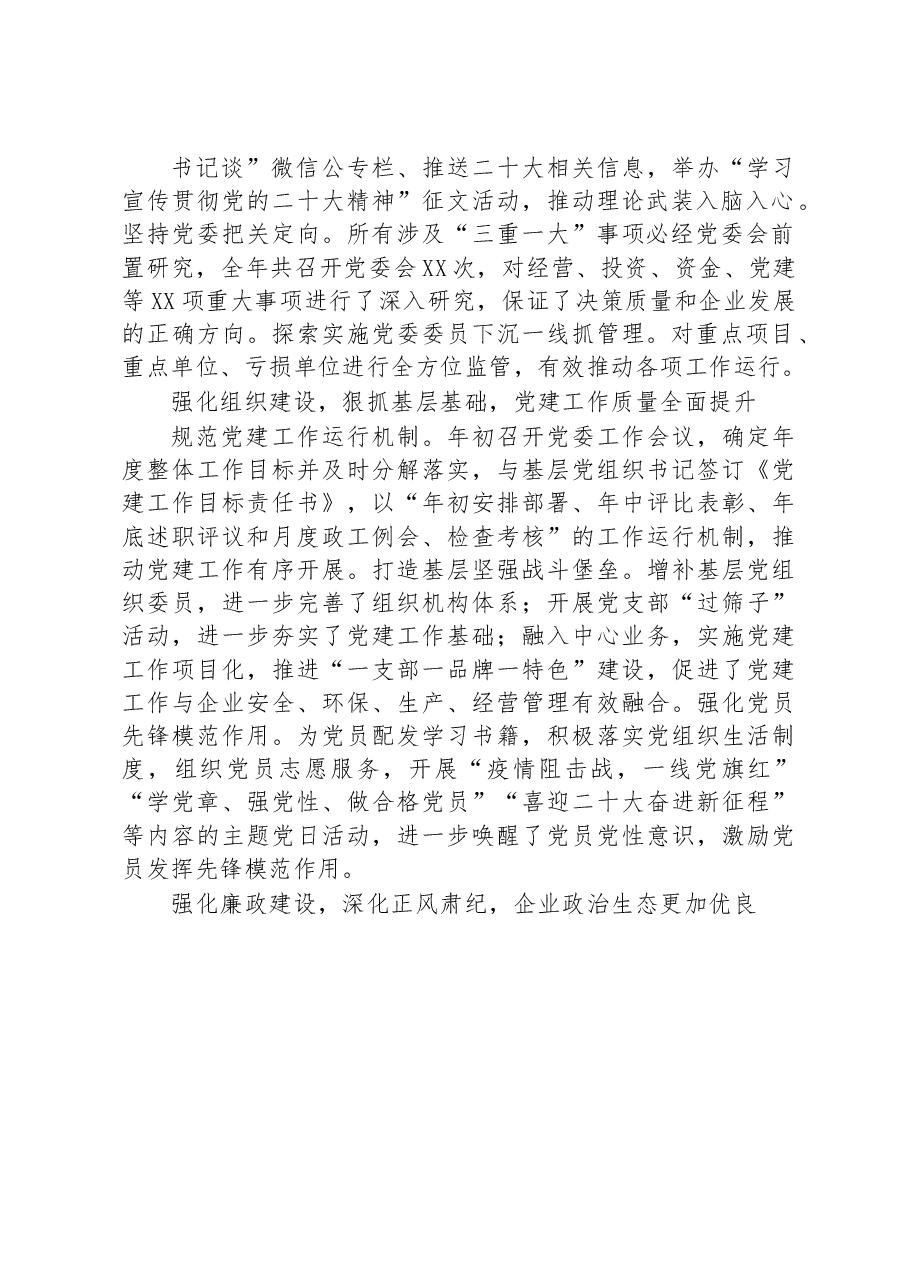 董事长在2023年党建工作会上的讲话.docx,第2页预览