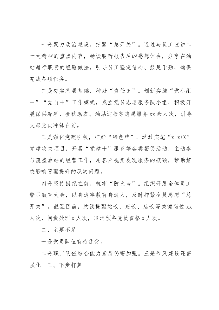 (11篇)党支部书记2022年抓基层党建工作述职报告提纲.docx,第4页预览