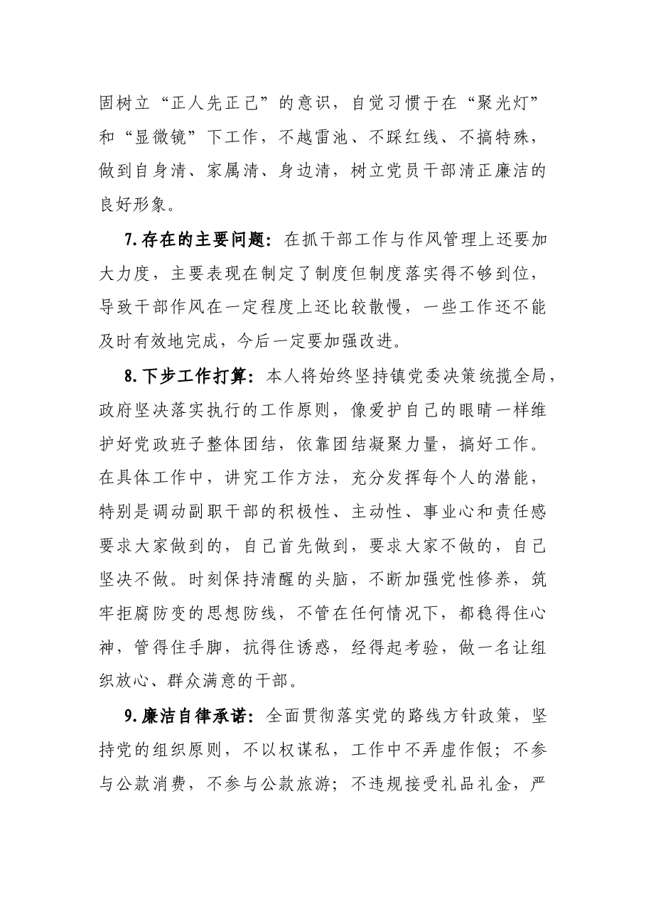 镇长述责述廉报告.docx,第4页预览