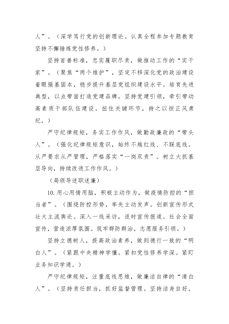 (100例)2022年度最新述职述廉报告提纲(个人版).docx,第4页预览