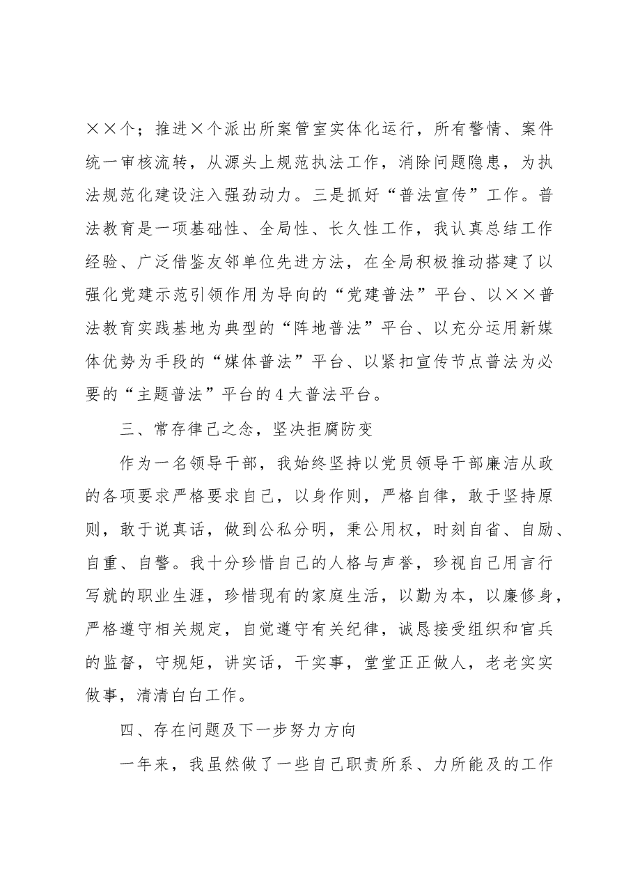某公安局副局长2022年度述职述廉报告.docx,第3页预览