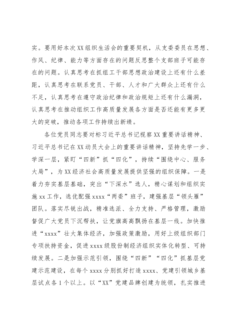 在党支部组织生活会上的总结讲话.docx,第3页预览