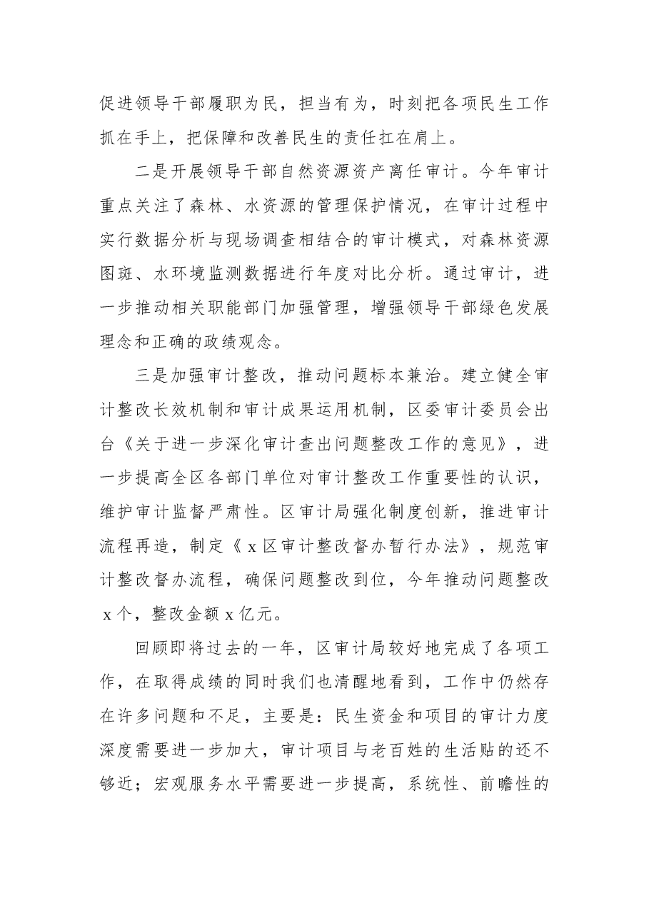 区审计局2021年“三民活动”述职报告.docx,第4页预览