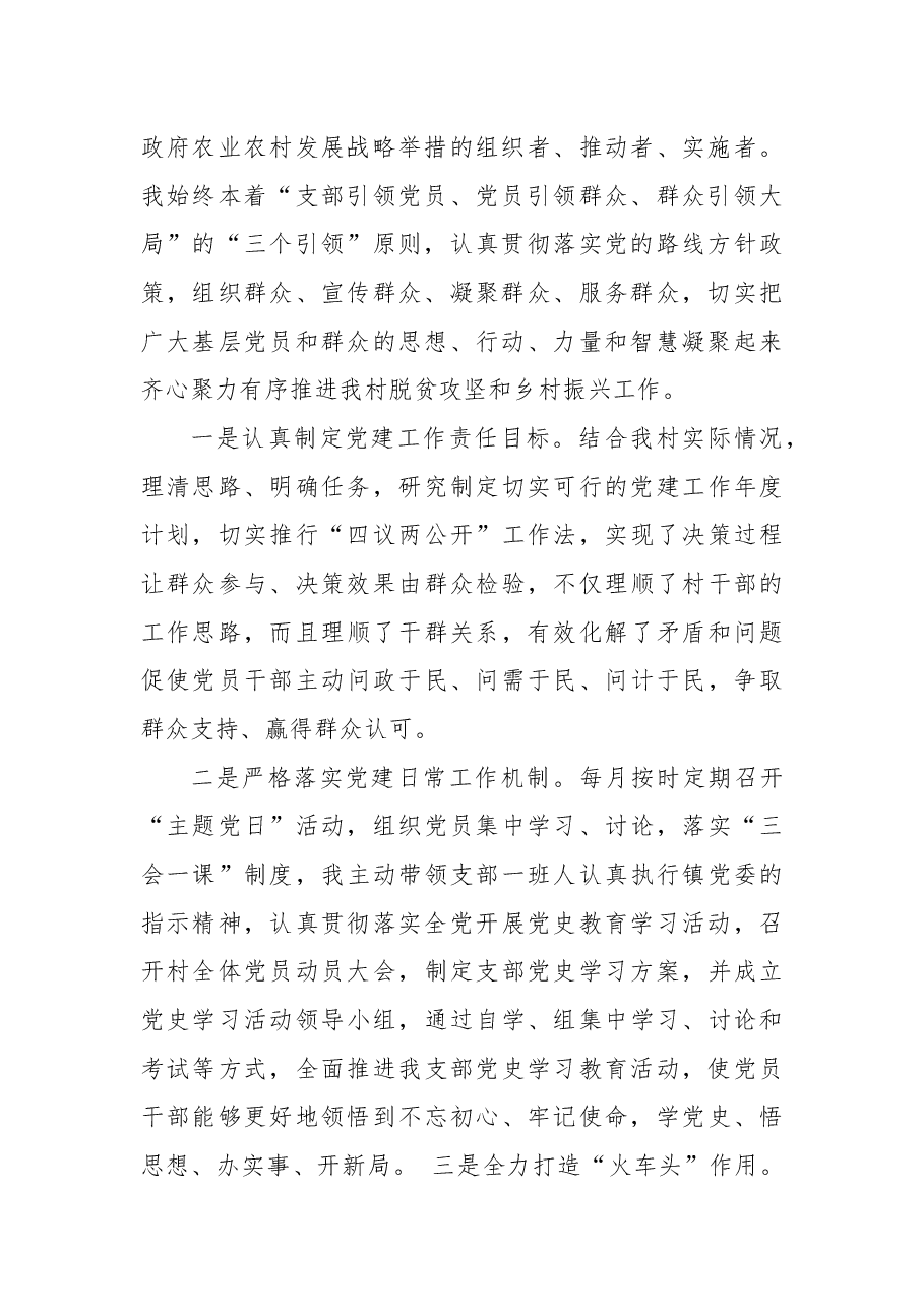 某村支部书记述职报告.docx,第2页预览