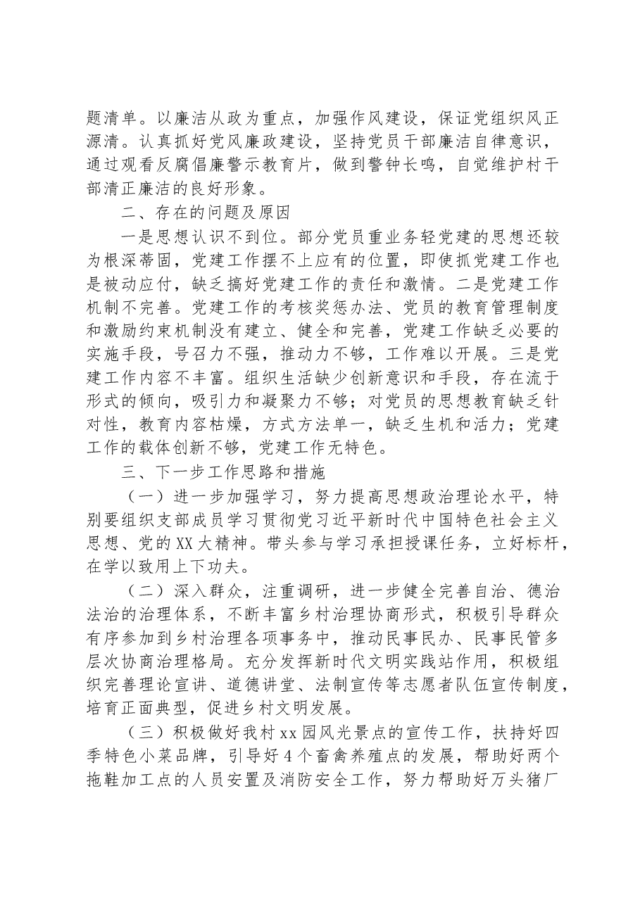 乡村党总支书记抓党建工作述职报告.docx,第3页预览