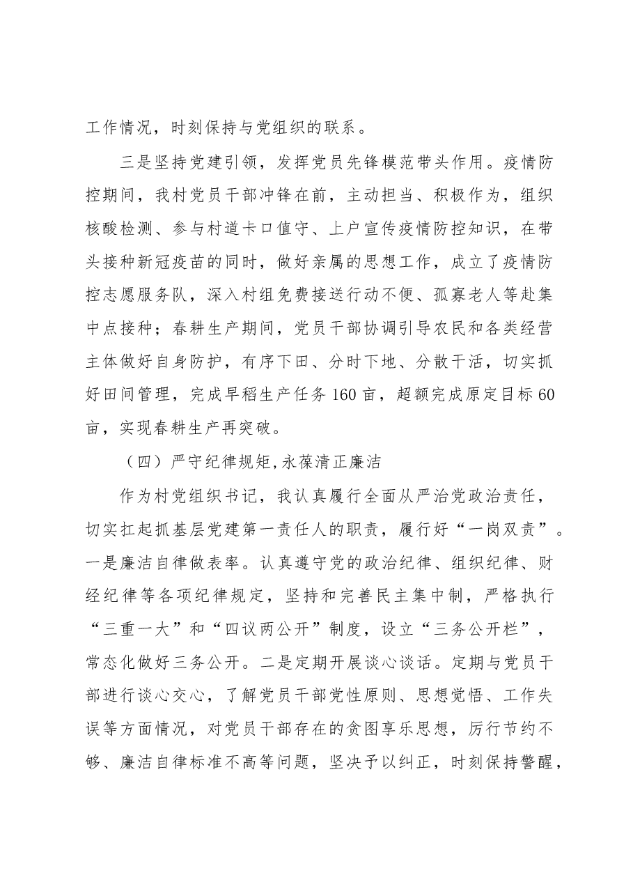 XX镇XX村2022年度基层党建工作述职报告和工作总结.doc,第4页预览