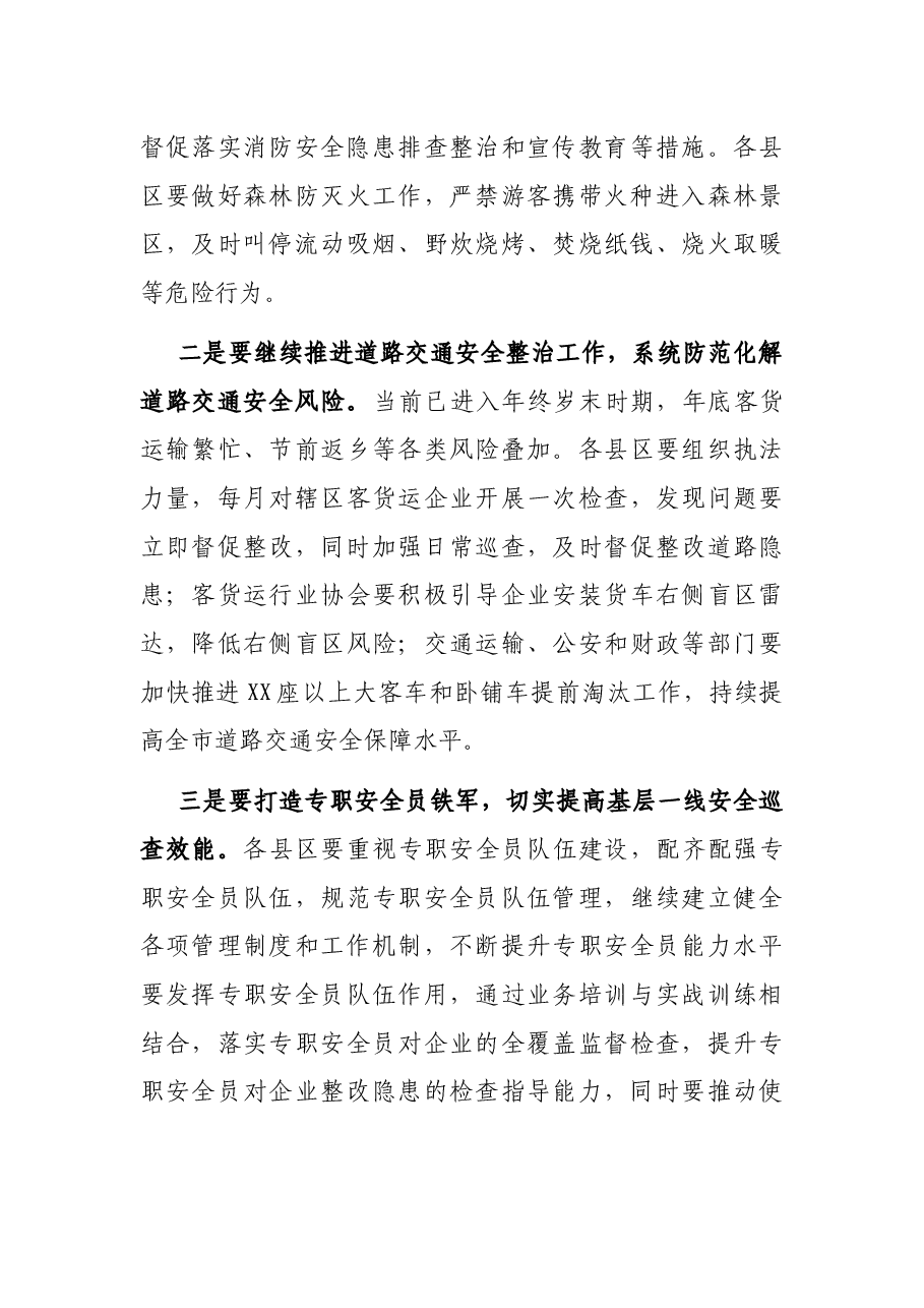 在安全生产工作会议上的讲话.docx,第3页预览