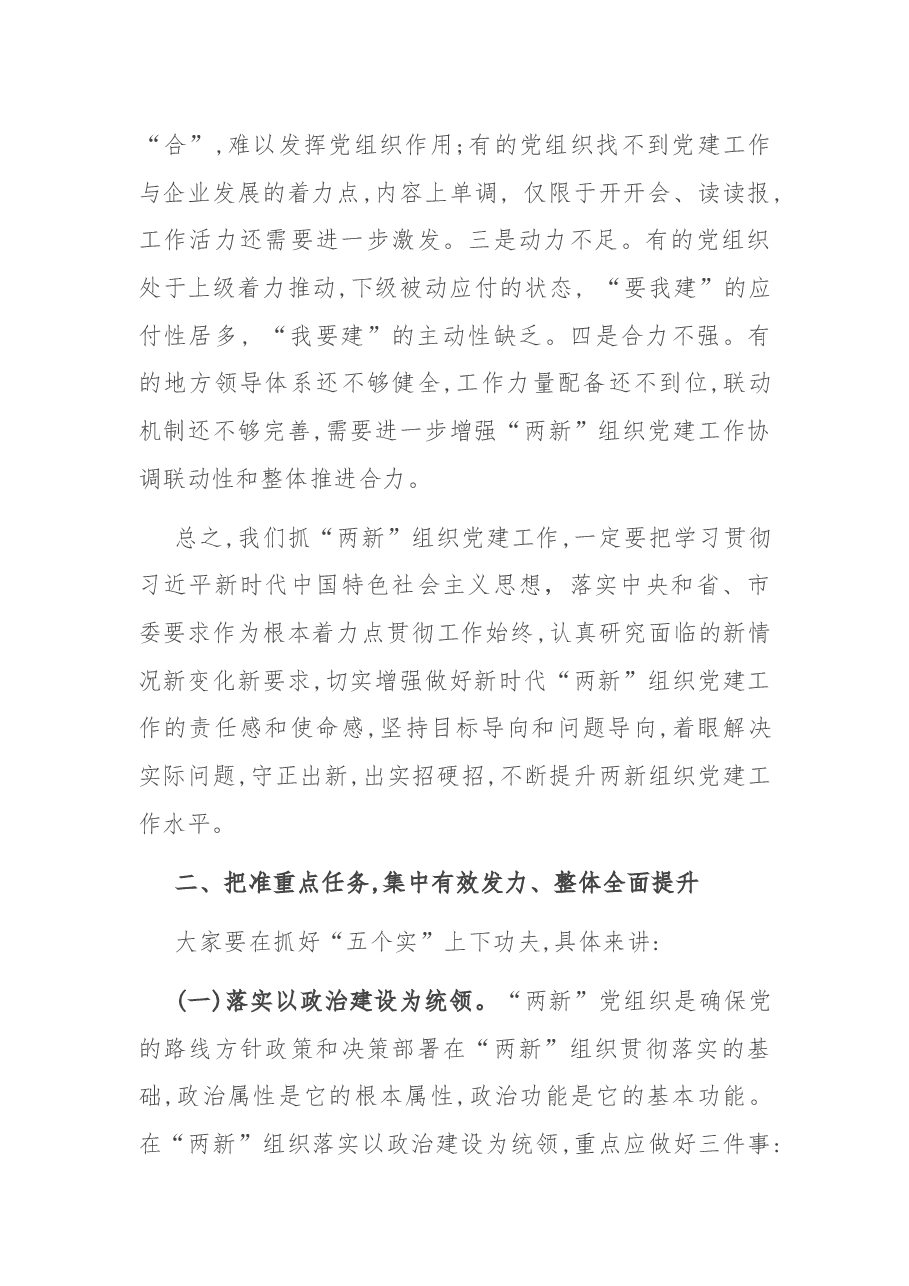 在全市“两新”组织党建工作推进会上的总结讲话.docx,第4页预览