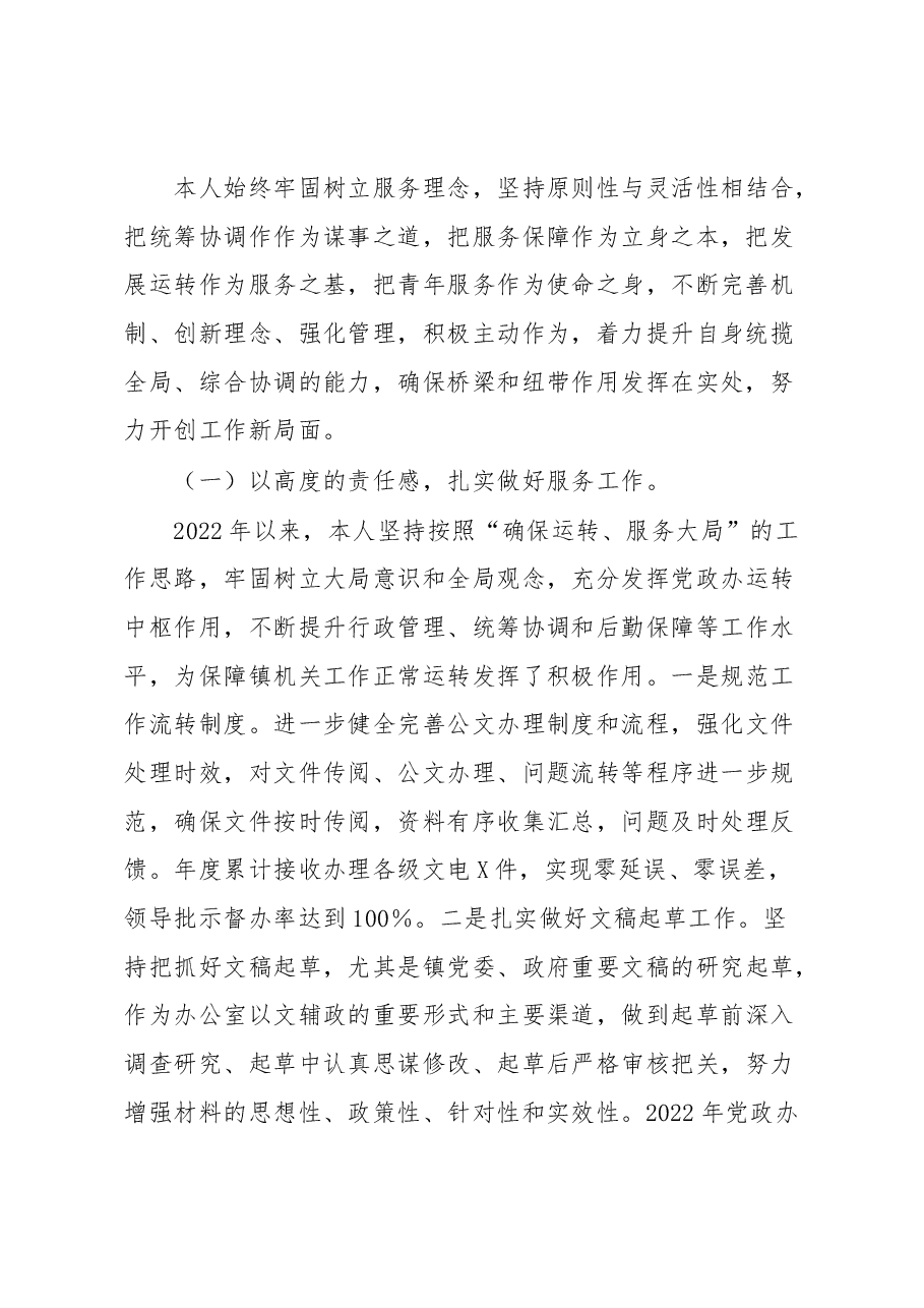 乡镇领导班子成员2022年度述职报告.docx,第2页预览