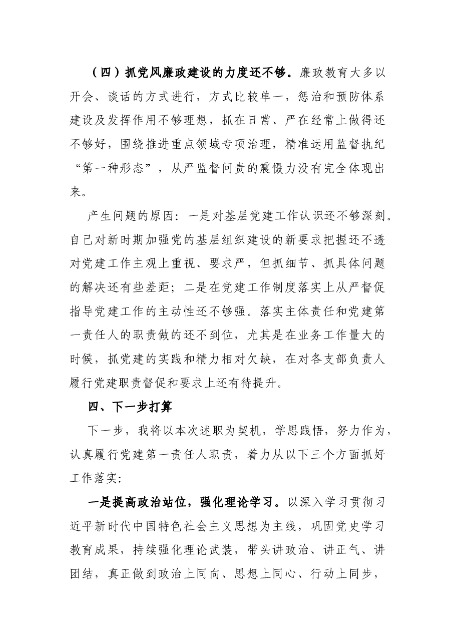 2021年党组书记抓基层党建述职评议报告.docx,第4页预览