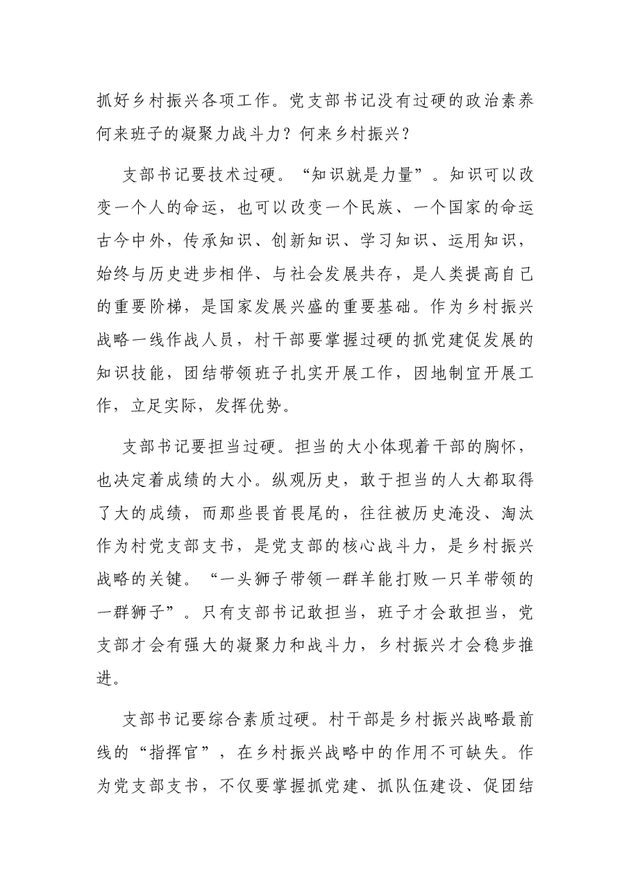 在镇新一届村“两委”班子成员集体谈话会上的讲话.docx,第3页预览