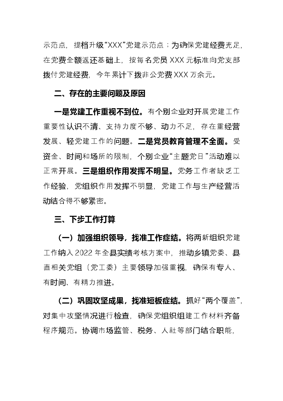 2021年度两新工委抓基层党建工作述职报告.docx,第3页预览