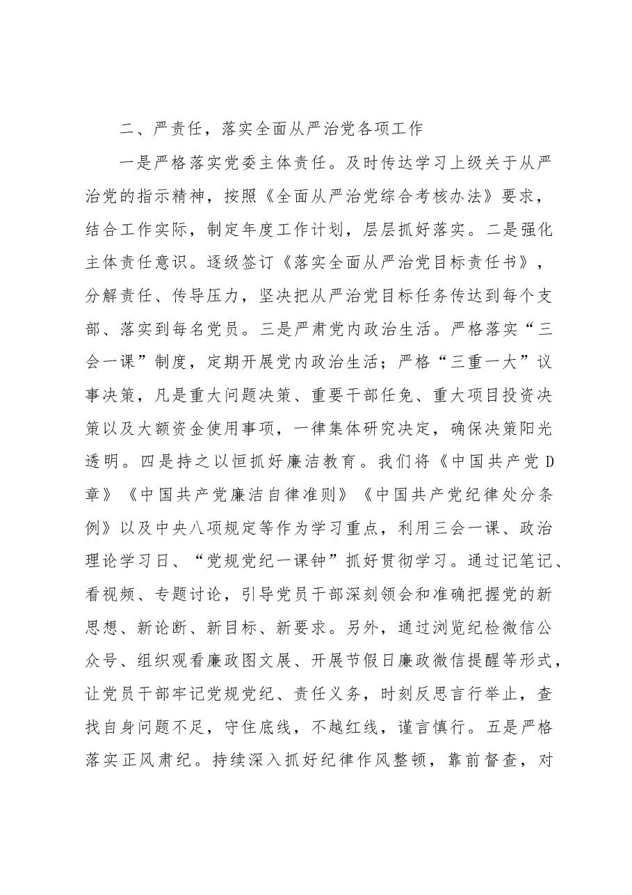 2022年度党建工作述职报告.docx，第2页预览