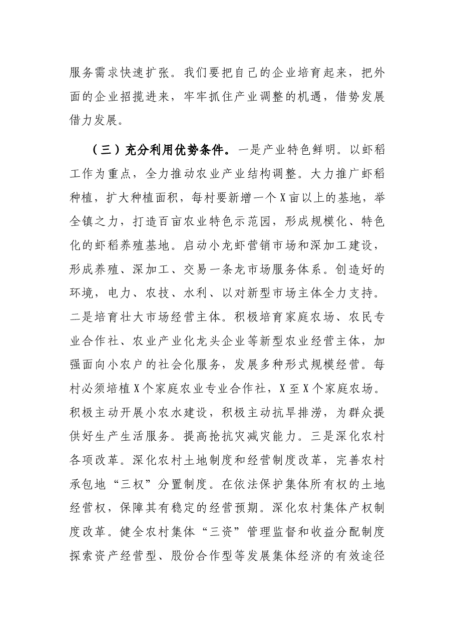 镇委副书记、镇长在全镇工作会议上的讲话.docx,第2页预览