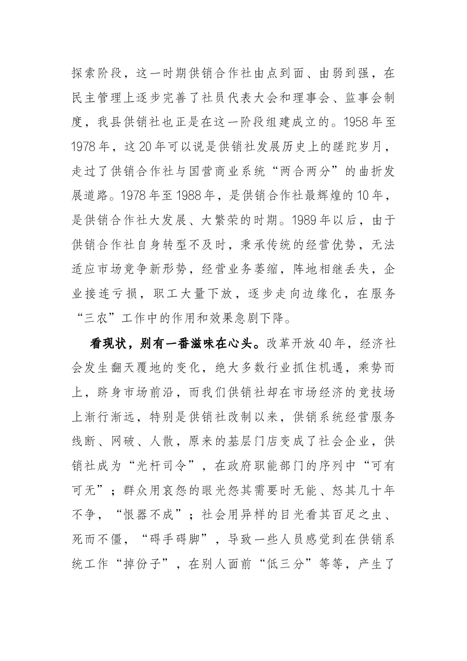 在全县供销工作会议上的讲话.docx，第2页预览