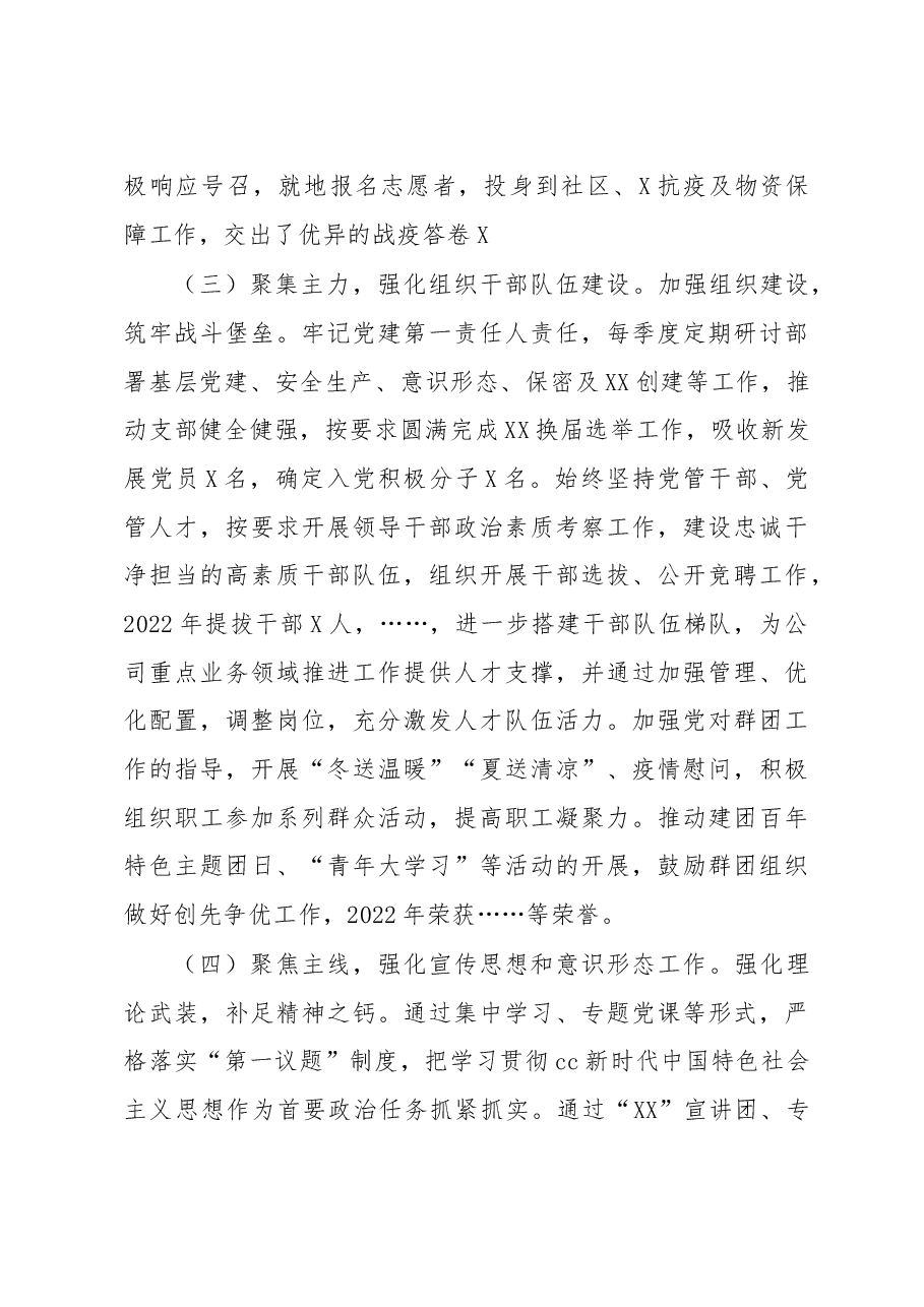 2022年度公司党组织书记、董事述德述职述廉总结.docx，第3页预览