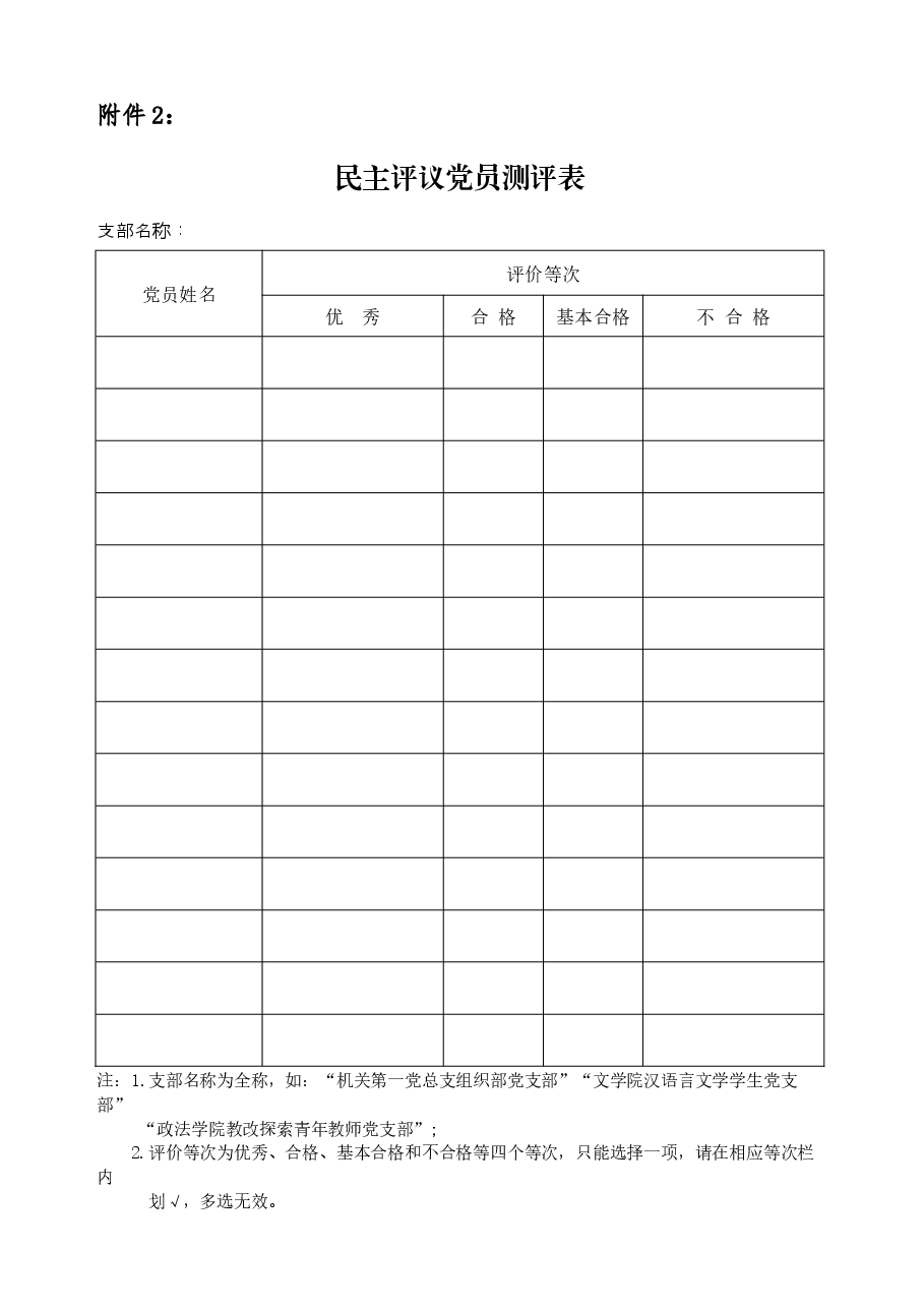 组织生活会、民主评议党员附件.docx,第3页预览