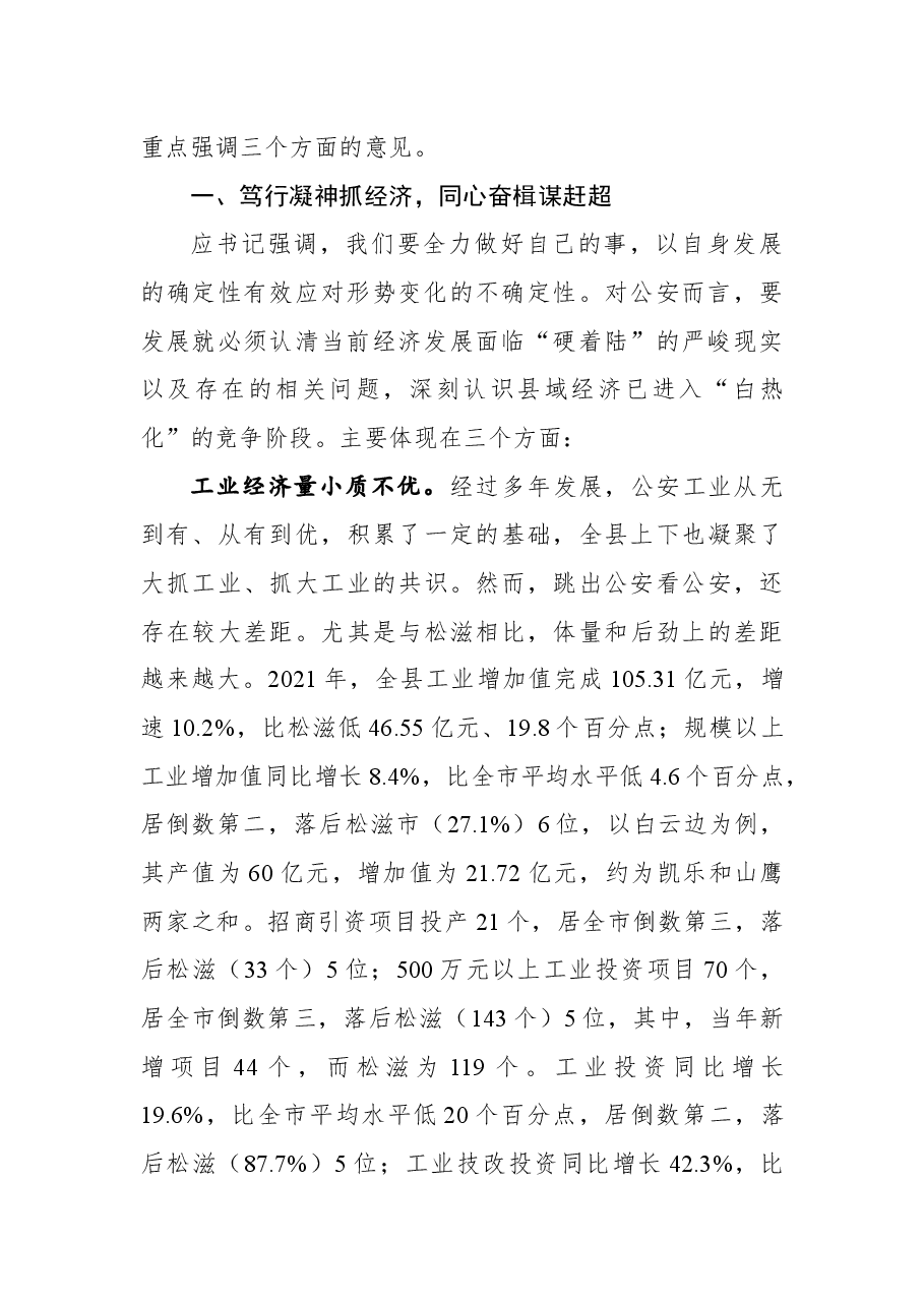 严广超同志在全县三级干部大会上的讲话.docx,第2页预览