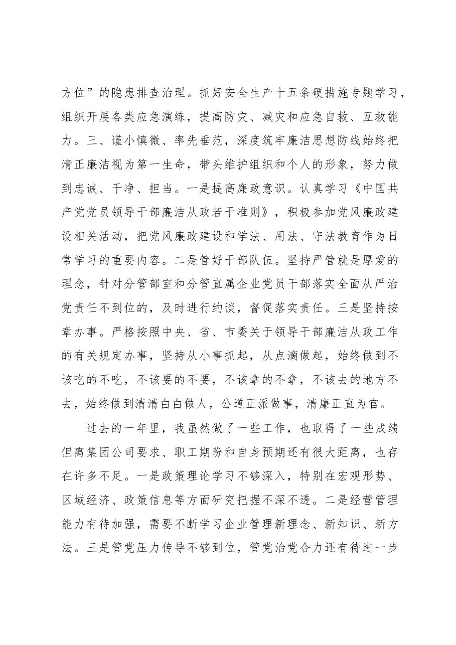 XX集团领导班子2022年度述职述责述廉报告.docx,第3页预览