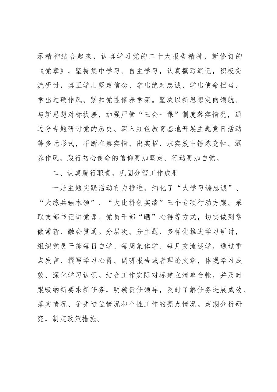 2022年乡镇党委副书记述职述廉工作报告.docx,第2页预览