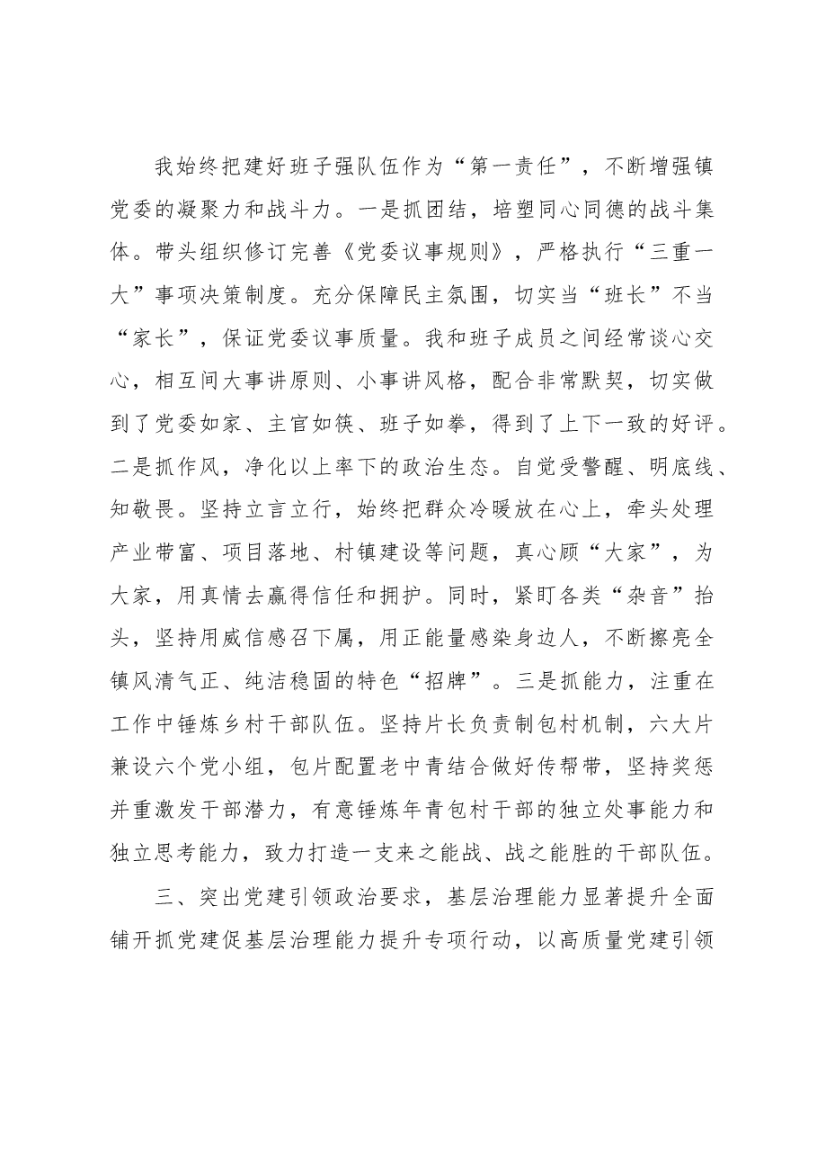 乡镇党委书记述职报告.docx，第2页预览