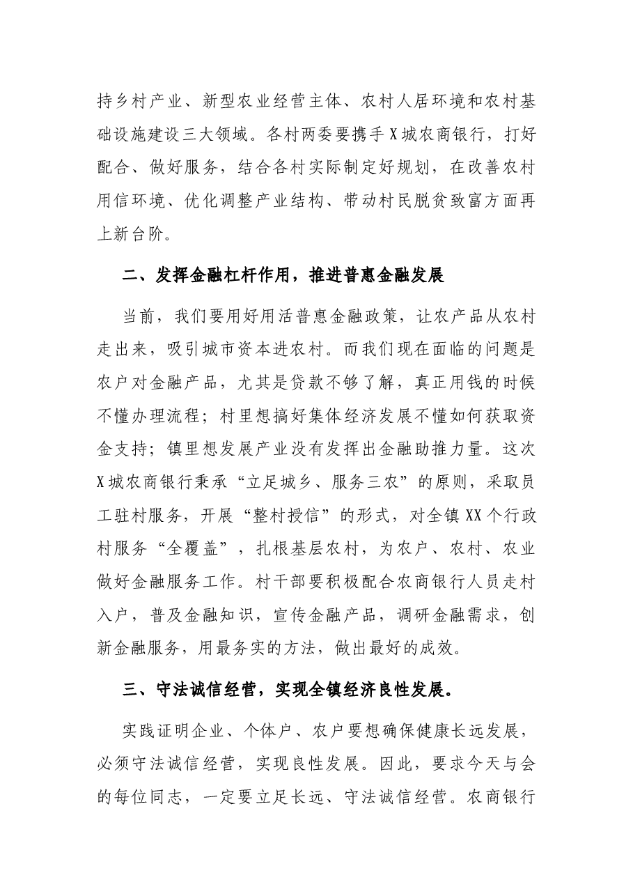 在普惠金融对接会上的讲话.docx,第2页预览
