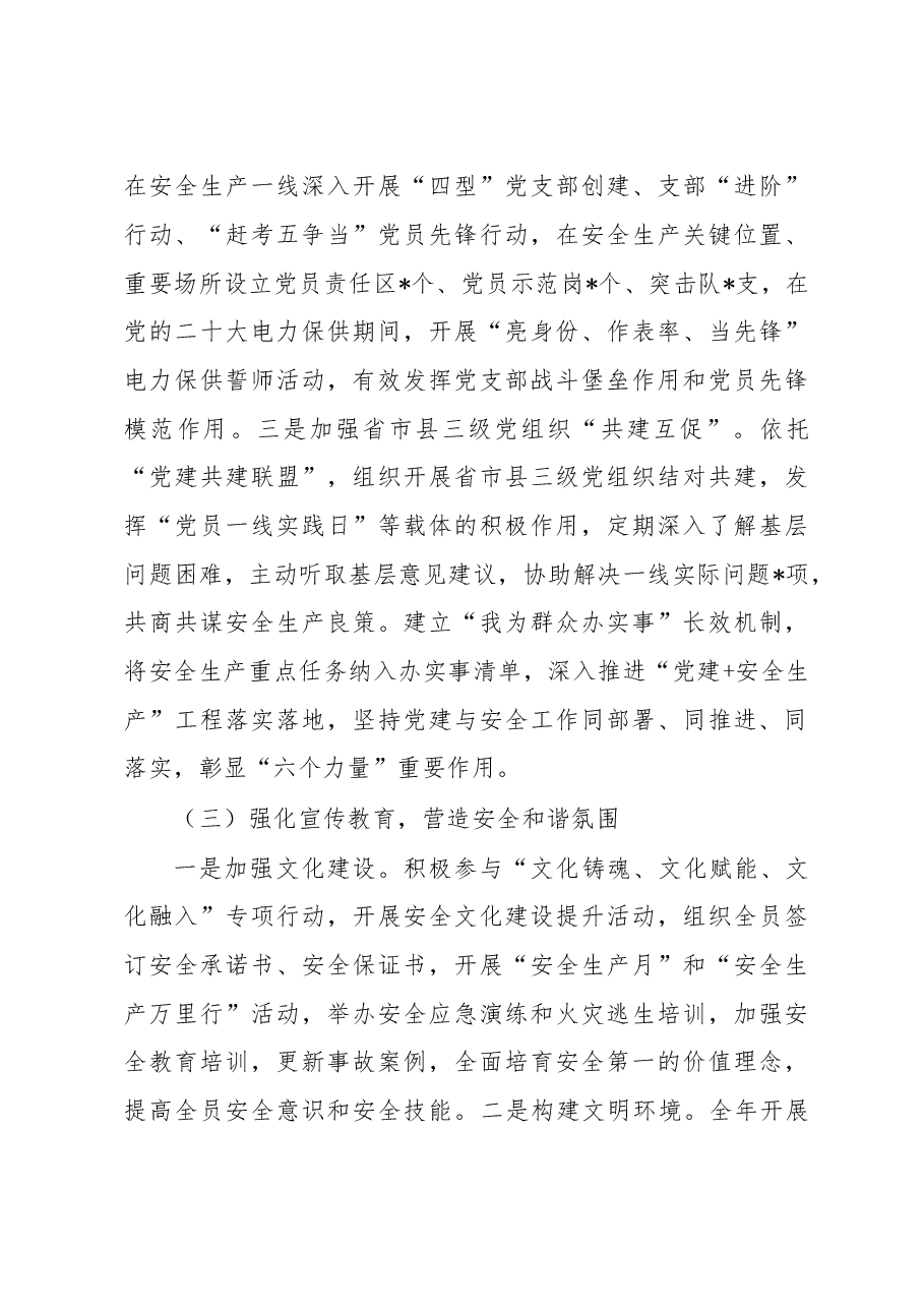 2022年企业党委书记年度安全述职报告.docx,第3页预览
