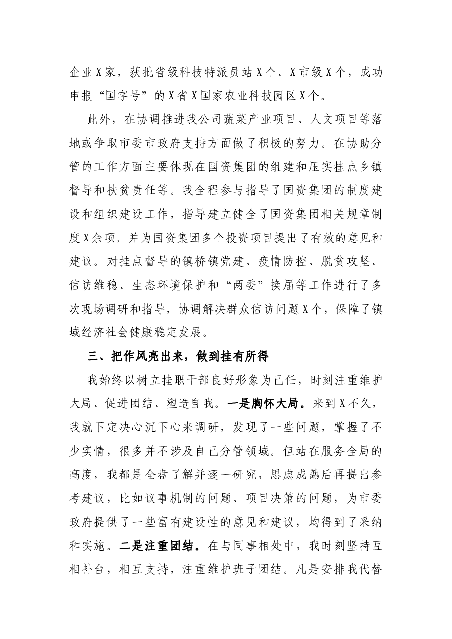 在X市挂职锻炼述职报告.docx，第4页预览