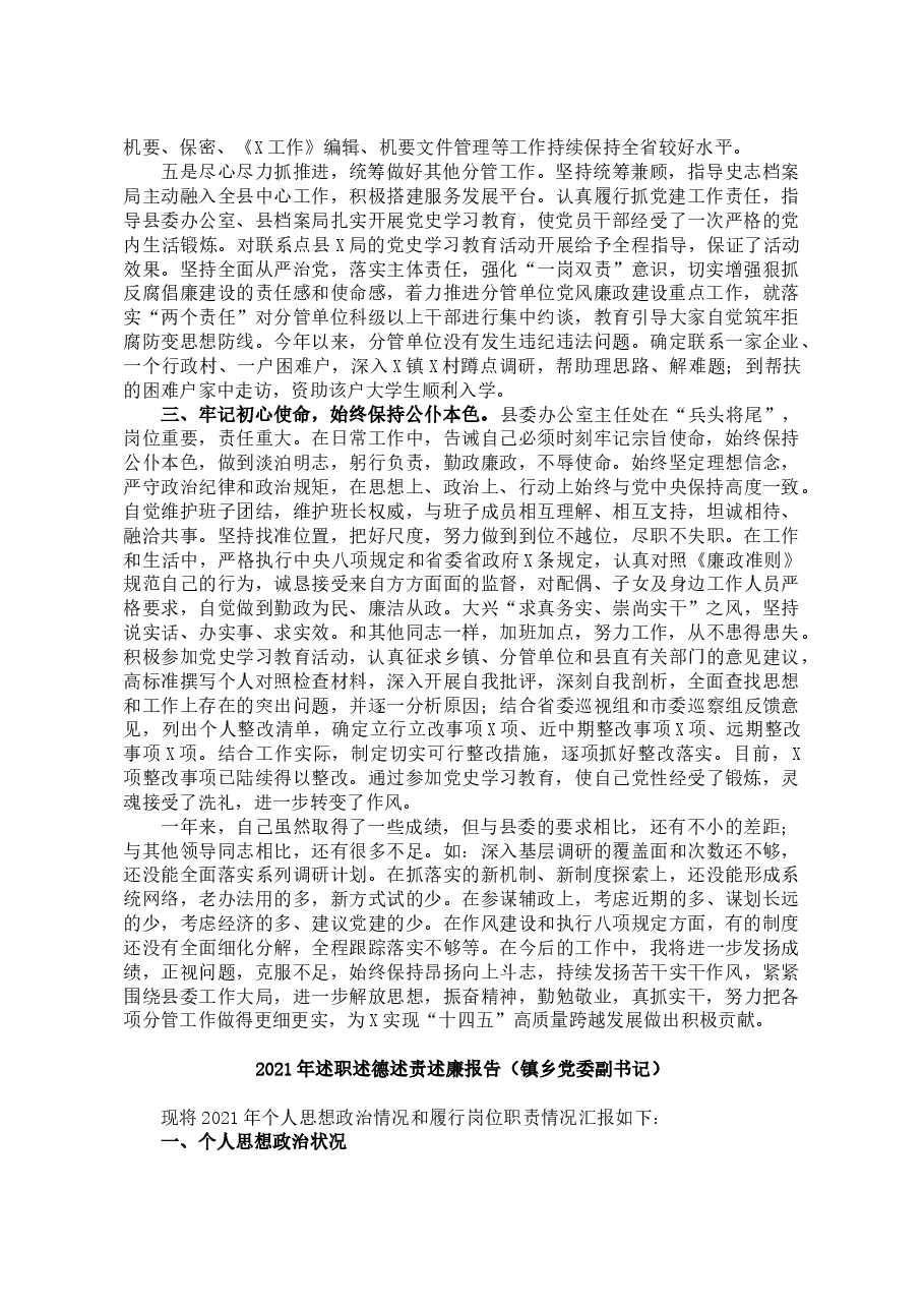 (6篇)2021年述责述廉述学报告汇编.docx,第3页预览
