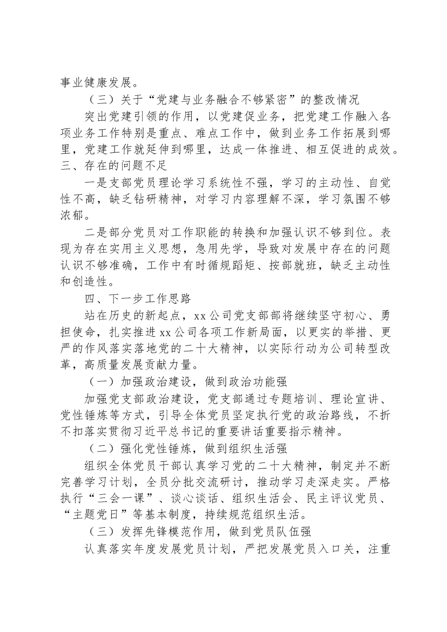 国企公司党支部书记2022年度述职报告.docx,第4页预览