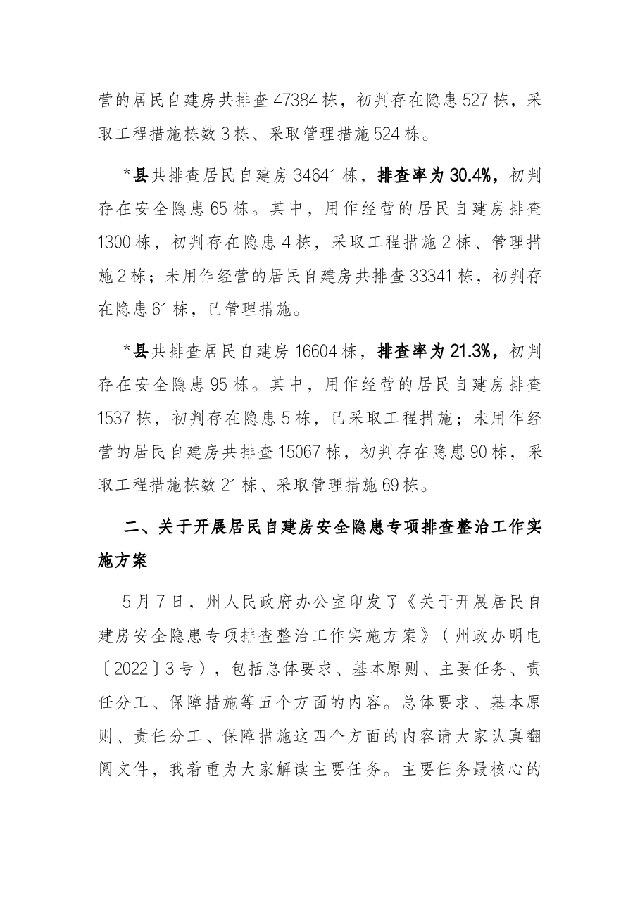 在全州自建房安全专项整治工作调度推进暨业务培训视频会上的讲话.docx,第4页预览