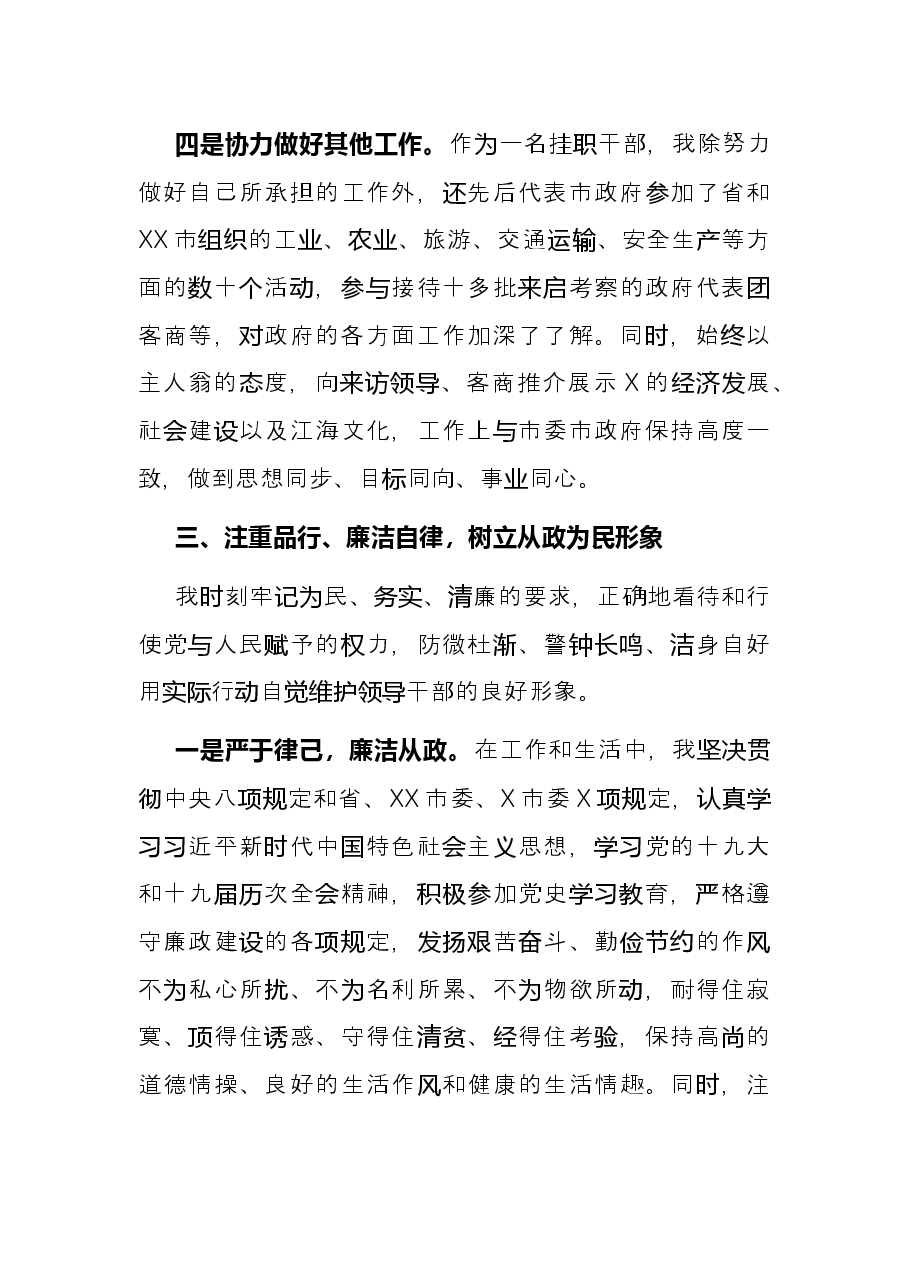挂职副市长述职述廉报告.docx,第4页预览