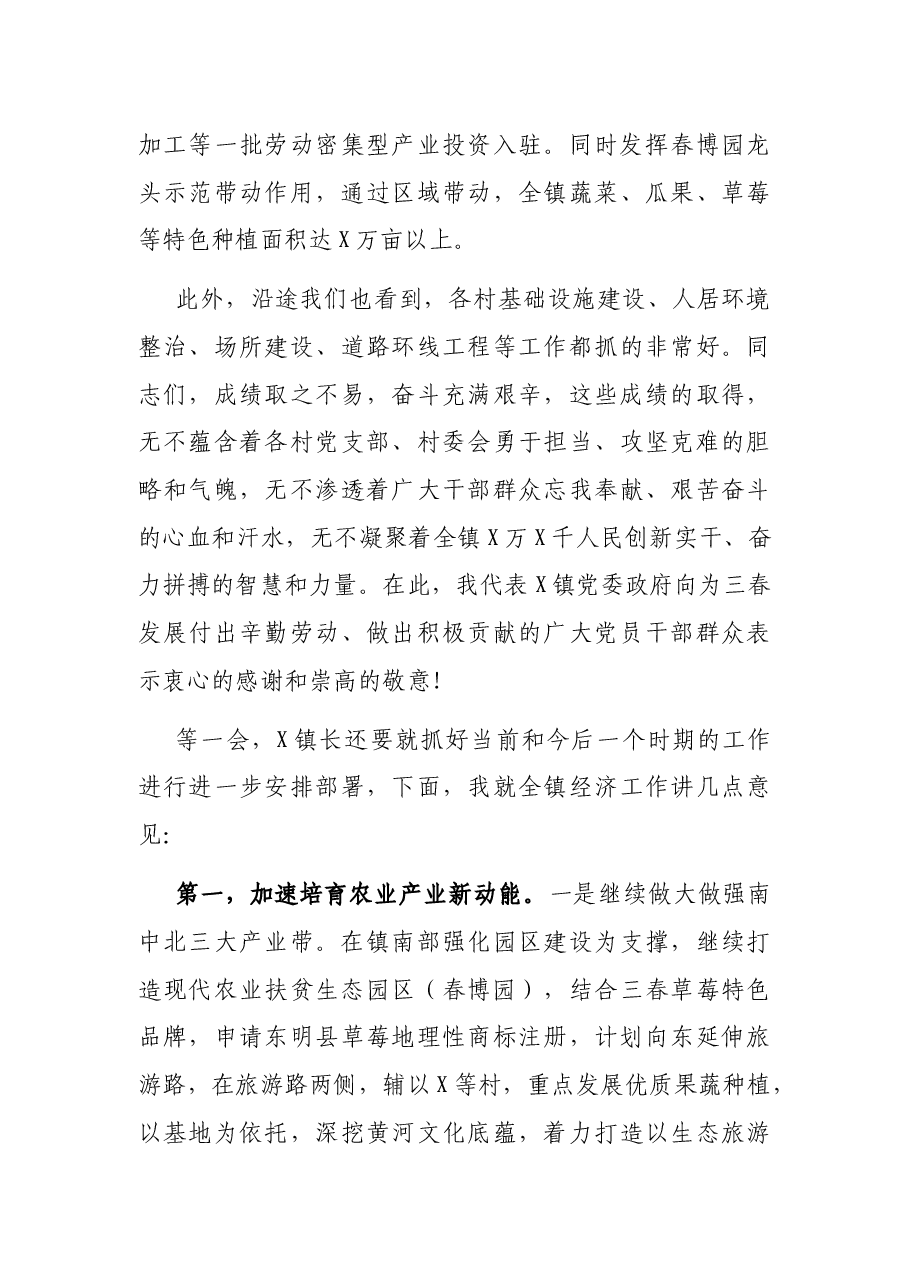 在全镇重点项目观摩会上的讲话.docx,第4页预览