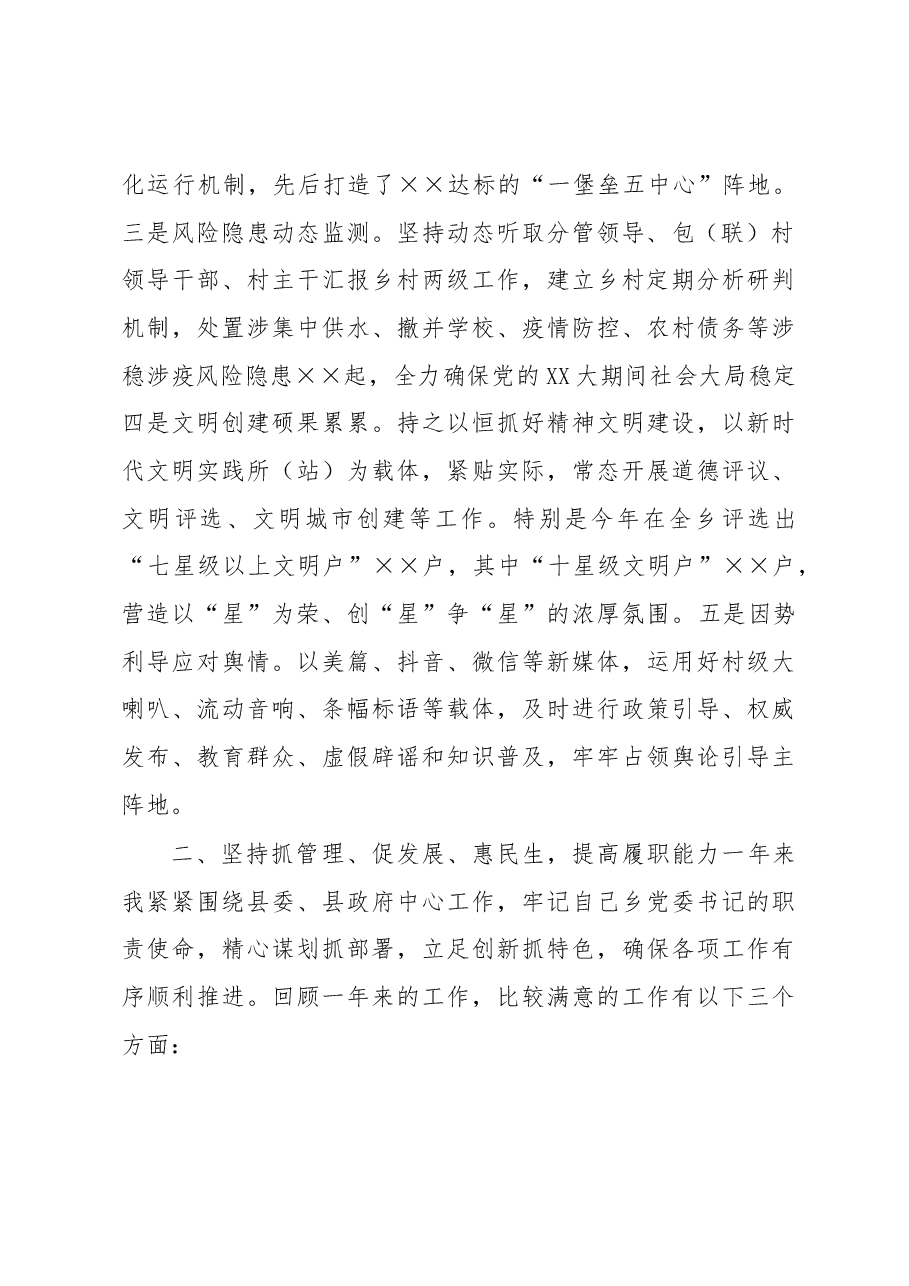 乡党委书记述职报告.docx,第2页预览