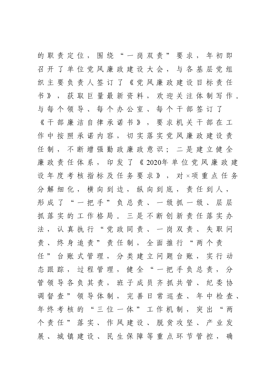 2020年书记述责述廉报告.doc,第2页预览