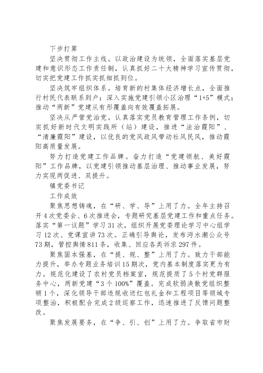 (15篇)履行基层党建工作责任述职报告汇编.docx,第3页预览