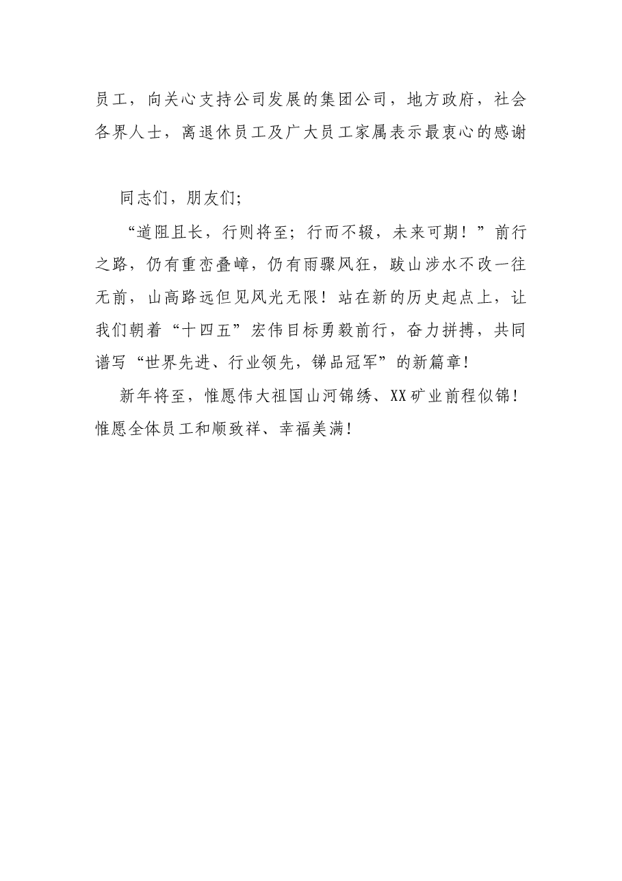 公司董事长在2021年度总结表彰大会上的致辞.docx,第4页预览