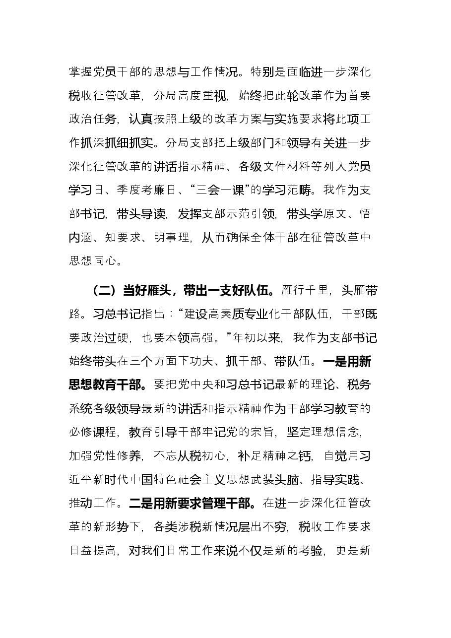 2021年党建工作支部书记述职报告.docx,第2页预览