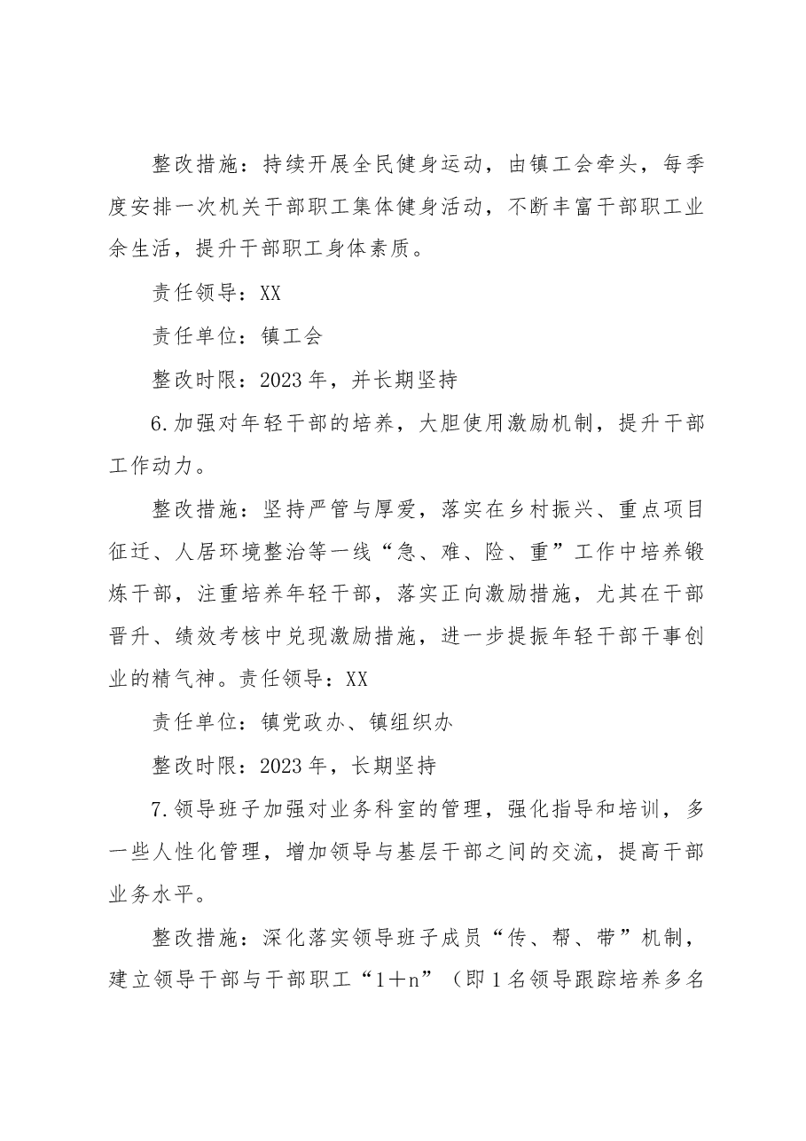2022年度党员领导干部民主生活会查摆问题整改方案.docx,第4页预览