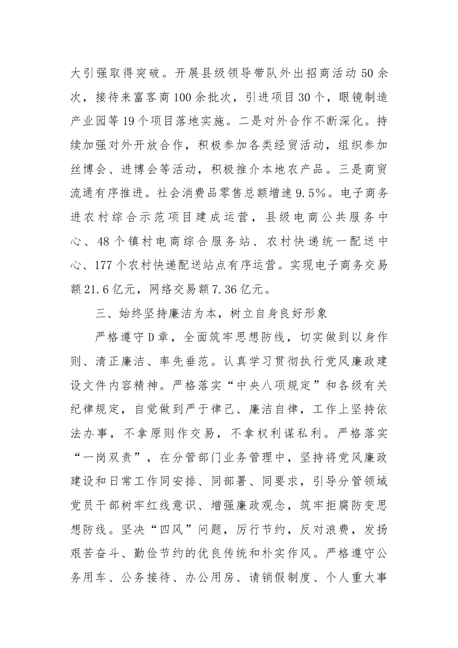 挂职副县长2022个人述职述责述廉报告.docx,第3页预览