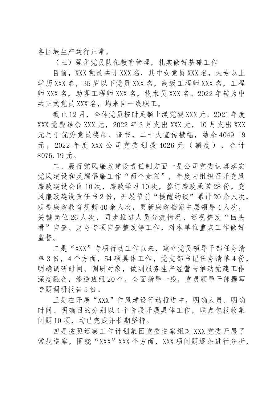 xxx党委书记抓基层党建述职报告.docx，第3页预览