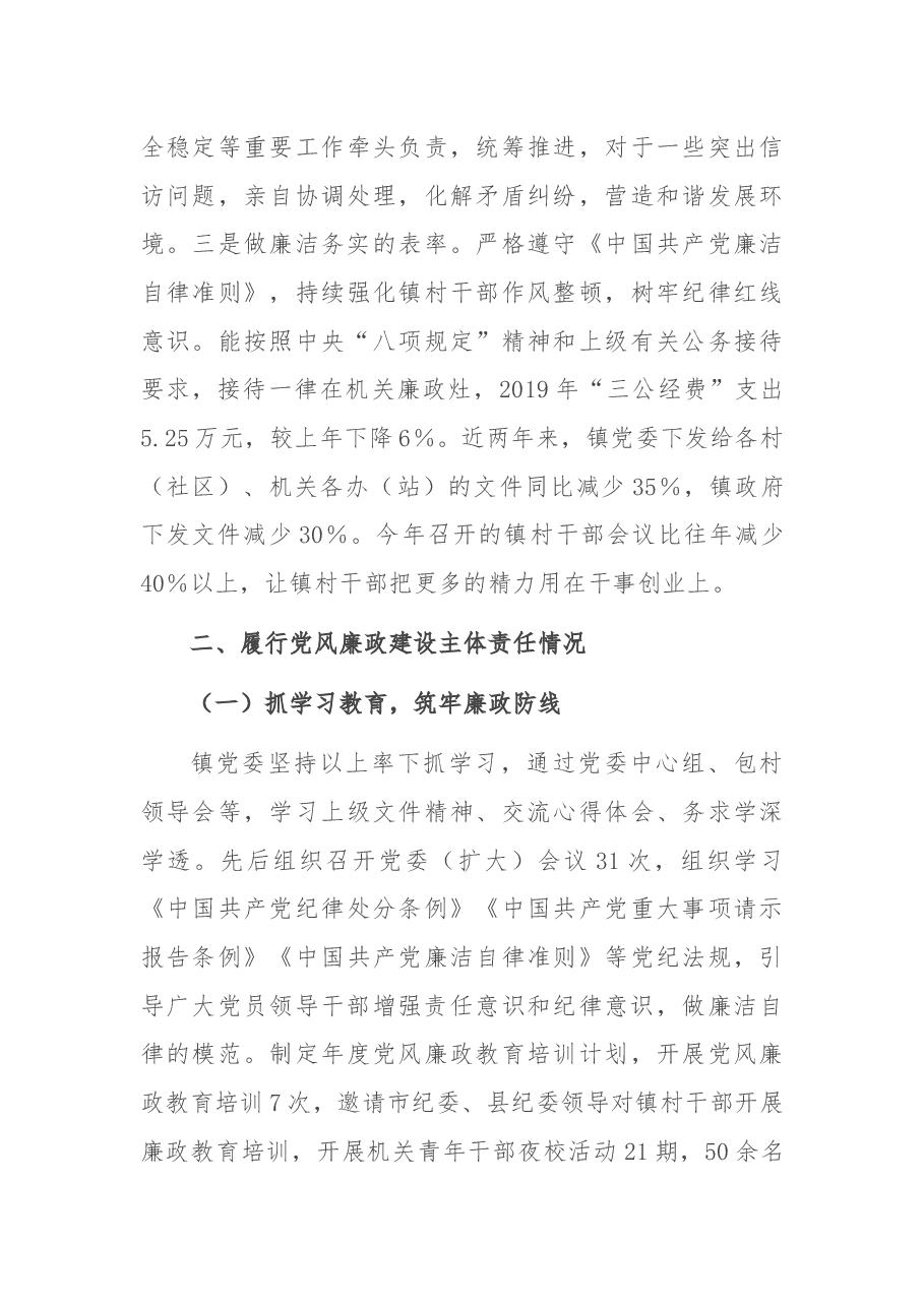 镇党委书记2020年个人述责述廉报告.docx,第3页预览